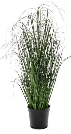 Konstväxt Gräs i Grön Polyeten, 60 cm