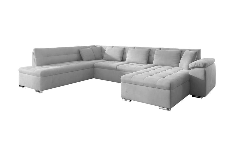 Dynir Bäddsoffa m. Divan och Schäslong 4-sits med Förvaring - Vit - Products - Möbler - Soffa - Bäddsoffa - Bäddsoffa divan
