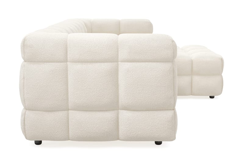 Elise 4-sits Bubblig Soffa med Divan Höger - Beige - Products - Möbler - Soffa - Divansoffa & schäslongsoffa - 4 sits soffa med divan