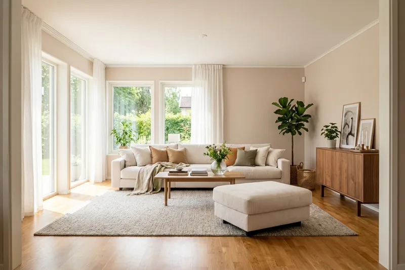Valencia Soffgrupp Extra Djup 5-sits Soffa + Fotpall - Offwhite - Products - Möbler - Soffa - Hörnsoffa