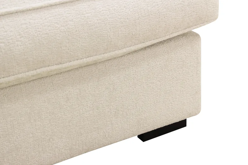 Rossita Lyx 5-sits Vänstervänd U-formad Extra djup Soffa med Divan och Schäslong i Chenille - Beige - Products - Möbler - Soffa - U-soffa