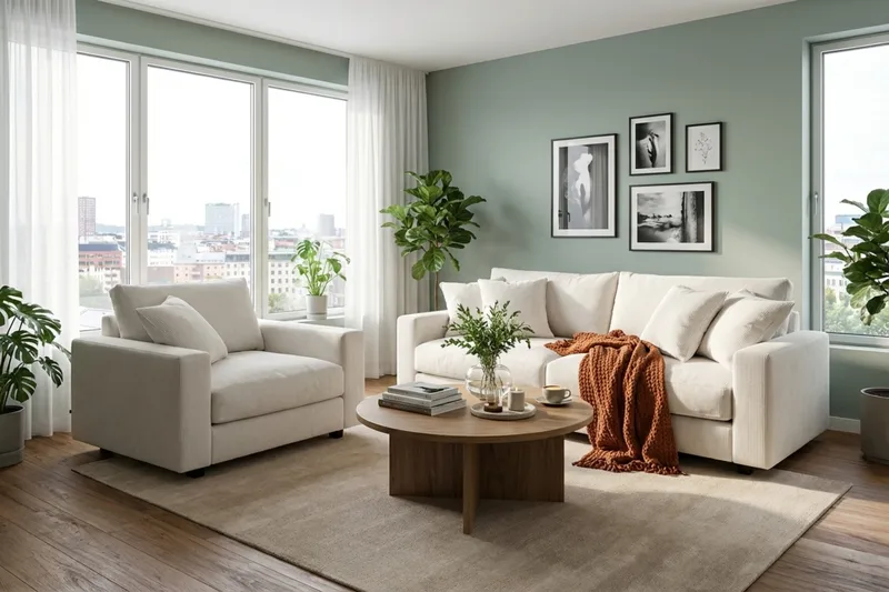Valencia Soffgrupp Extra Djup 3-sits Soffa + Fåtölj - Offwhite - Products - Möbler - Soffa - Soffgrupp