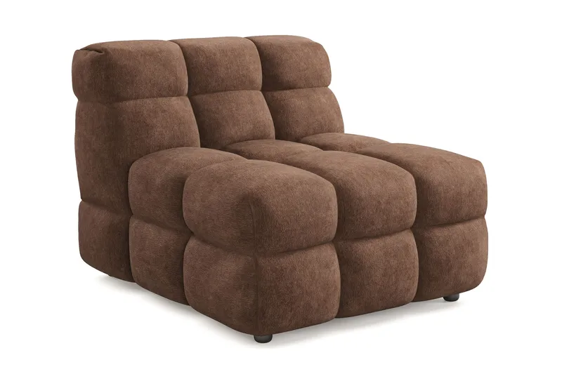 XS23-003 armchair teddy fabric Andrarum Brown VALUE_MISSING_15390