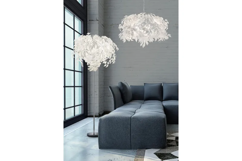 Leavy Golvlampa 3L E14 vit - Vit - Products - Belysning - Lampor & belysning inomhus - Golvlampa