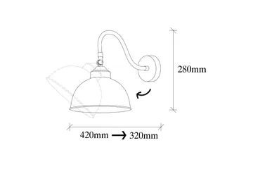 Opviq Saglam Vägglampa - Svart - Products - Belysning - Lampor & belysning inomhus - Sovrumslampa - Sänglampa - Sänglampa vägg