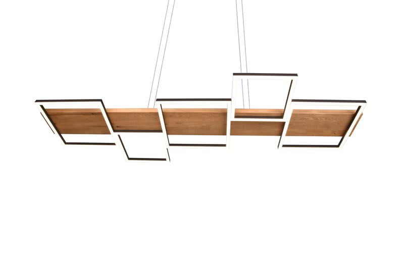 Harper LED Taklampa mattsvart/ trä - Trä - Products - Belysning - Lampor & belysning inomhus - Taklampa & takbelysning - Kökslampa & taklampa kök