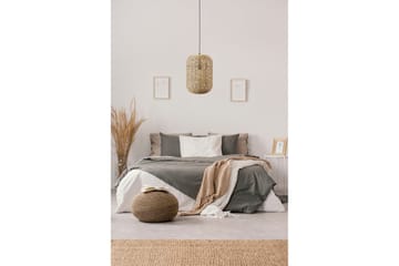 Runa Taklampa E27 35cm mattsvart/rotting - Matt svart/Natur - Products - Belysning - Lampor & belysning inomhus - Taklampa & takbelysning - Pendellampa & hänglampa