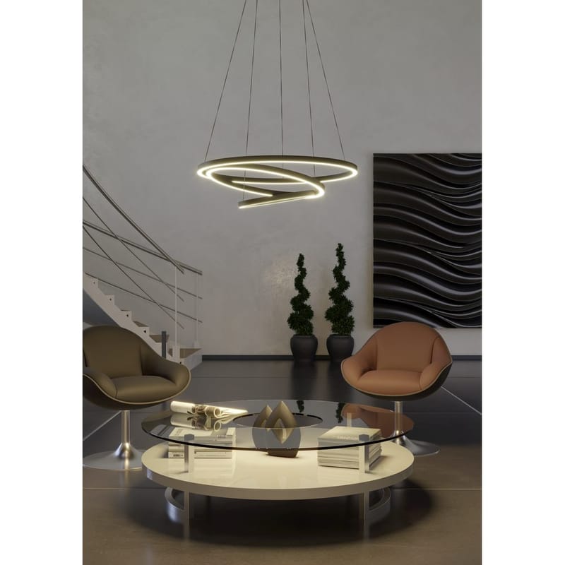 Takpendel Lobinero - Svart Vit - Products - Belysning - Lampor & belysning inomhus - Taklampa & takbelysning - Pendellampa & hänglampa