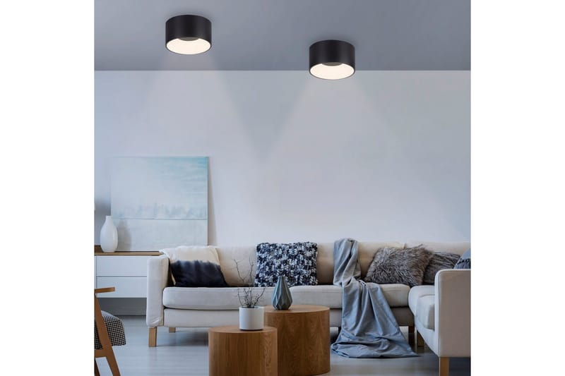 Tanika Just Light Taklampa - Black - Products - Belysning - Lampor & belysning inomhus - Taklampa & takbelysning - Takplafond
