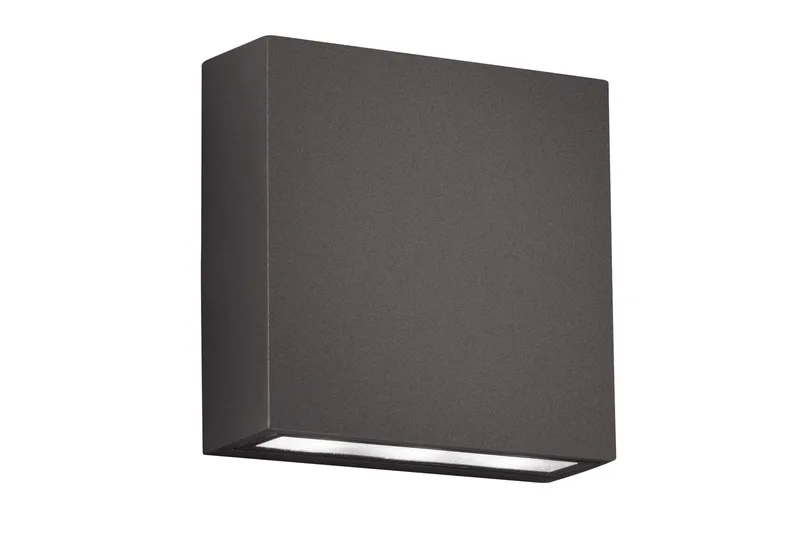 Thames LED Vägglampa antracit, Antracit/Vit