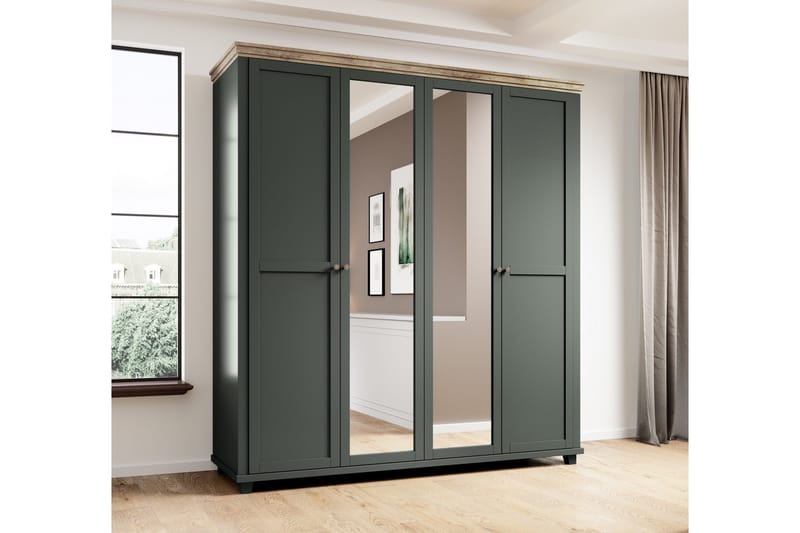 Doade Garderob 62x108 cm - Grön|Natur - Products - Förvaring - Garderober & garderobssystem