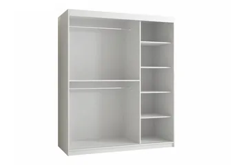 Dunvegan Garderob m. Spegel - Vit - Products - Förvaring - Garderober & garderobssystem