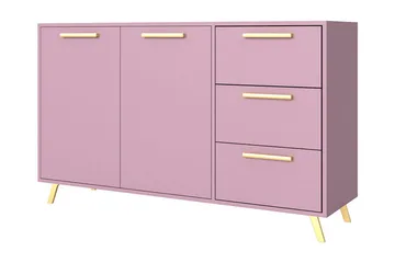 Escaldes Byrå 41x139 cm, Lila/Guld