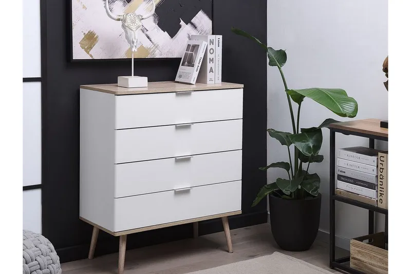 Walpi Byrå 79 cm - Vit - Products - Förvaring - Förvaringsmöbler - Byrå - Hallbyrå