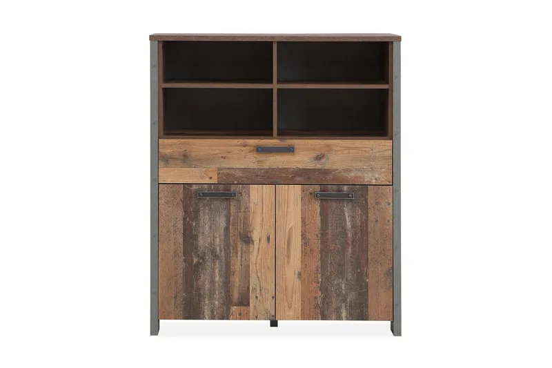 Cadle Byrå 107 cm - Brun/Grå - Products - Förvaring - Förvaringsmöbler - Byrå
