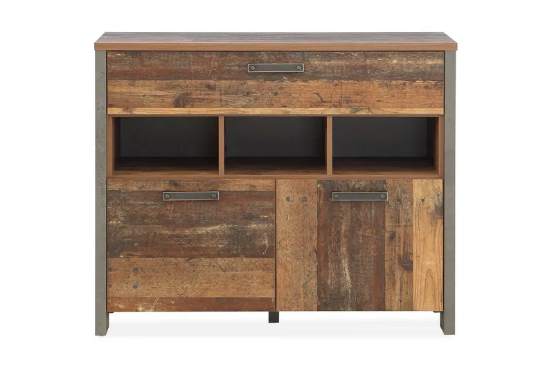 Cadle Byrå 107 cm - Brun/Grå - Products - Förvaring - Förvaringsmöbler - Byrå