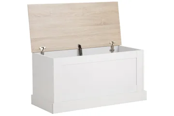 Dareia Förvaringskista 90 cm - Vit/Brun - Products - Förvaring - Förvaringsmöbler - Förvaringskista & sängkista