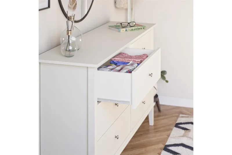 Evgeni Byrå 6 lådor - Vit - Products - Förvaring - Förvaringsmöbler - Byrå