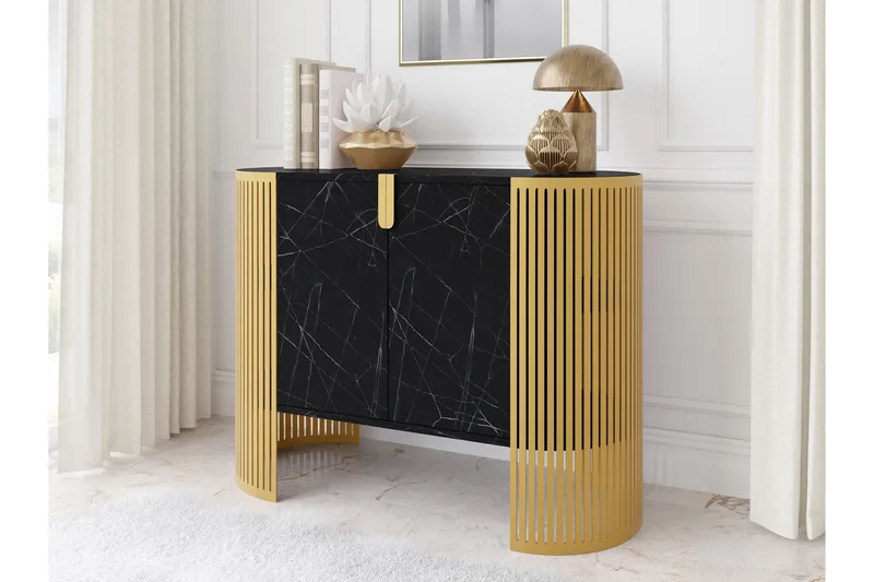 Friend Skänk 120x40 cm - Guld/Svart - Products - Förvaring - Förvaringsmöbler - Sideboard & skänk