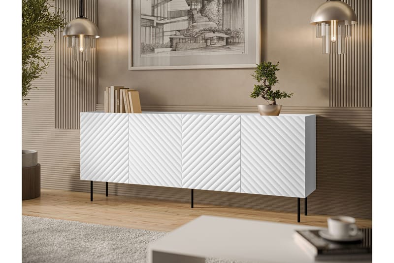 Munkedal Byrå 200 cm - Vit - Products - Förvaring - Förvaringsmöbler - Byrå