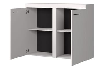 Rumba Skänk 97,2x40,3x82 cm LED-belysning - Beige/Brun/Grå - Products - Förvaring - Förvaringsmöbler - Sideboard & skänk