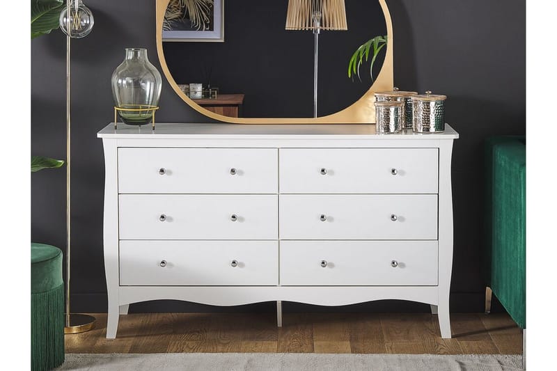 Winchester Byrå 130 cm - Vit - Products - Förvaring - Förvaringsmöbler - Byrå