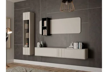 Zalricus Möbelset För Vardagsrum - Beige - Products - Förvaring - Förvaringsmöbler - Möbelset för vardagsrum