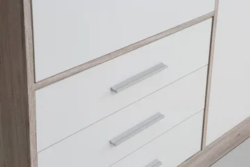 Ashgate Garderob 207 cm - Brun/Vit - Products - Förvaring - Garderober & garderobssystem - Garderobsskåp