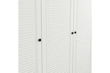 Fruitland Garderob 135x190 cm - Vit - Products - Förvaring - Garderober & garderobssystem - Garderobsskåp