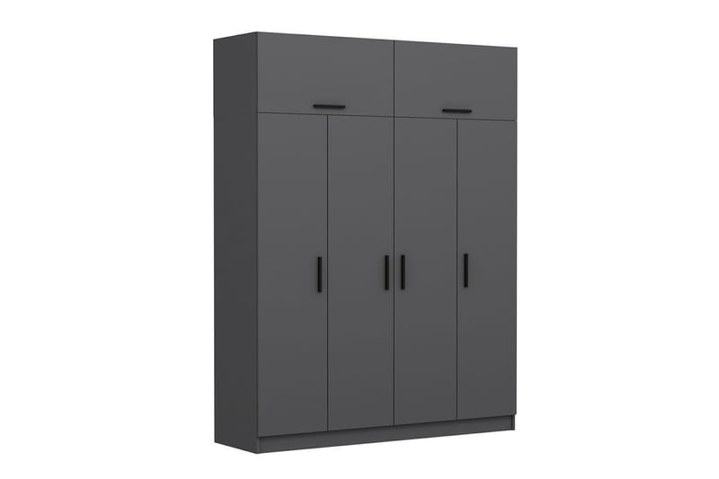 Fruitland Garderob 180 cm - Antracit - Products - Förvaring - Garderober & garderobssystem - Garderobsskåp