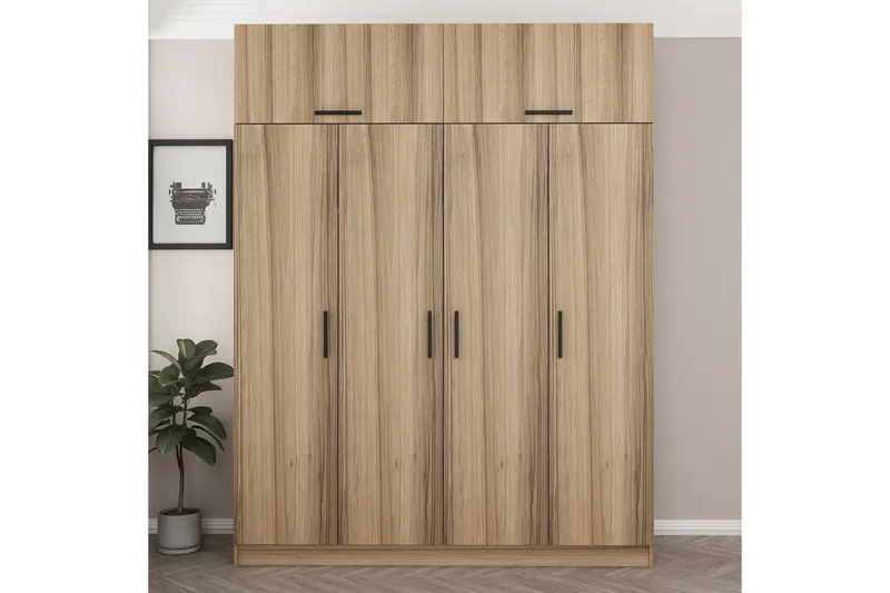 Fruitland Garderob 180 cm - Brun - Products - Förvaring - Garderober & garderobssystem - Garderobsskåp