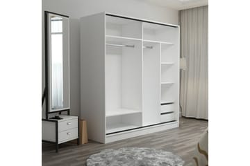 Fruitland Garderob 180 cm - Svart/Brun - Products - Förvaring - Garderober & garderobssystem - Garderobsskåp
