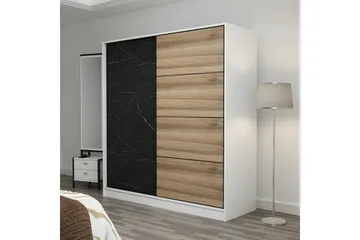 Fruitland Garderob 180 cm - Svart/Brun - Products - Förvaring - Garderober & garderobssystem - Garderobsskåp