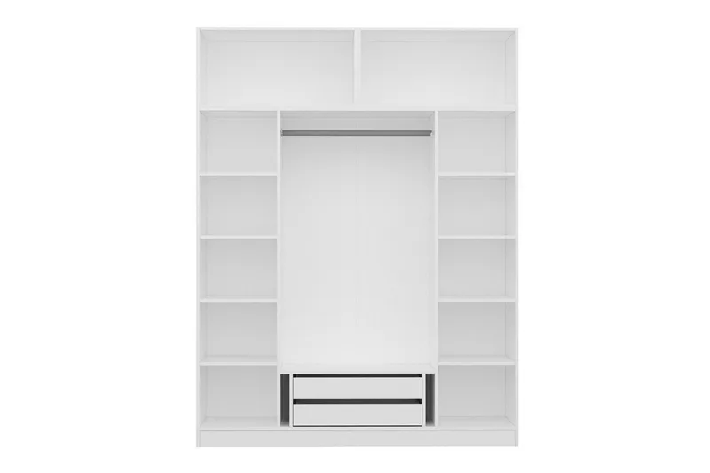 Fruitland Garderob 180 cm - Vit - Products - Förvaring - Garderober & garderobssystem - Garderobsskåp