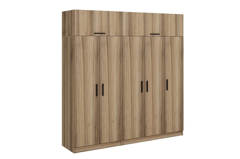 Fruitland Garderob 225 cm - Brun - Products - Förvaring - Garderober & garderobssystem - Garderobsskåp