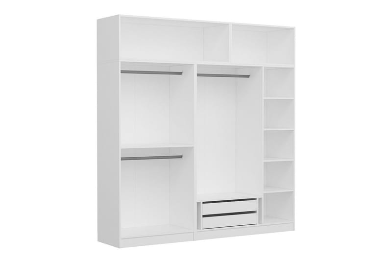 Fruitland Garderob 225 cm - Vit - Products - Förvaring - Garderober & garderobssystem - Garderobsskåp