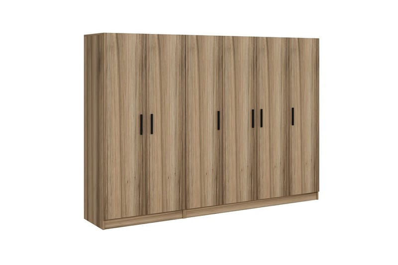Fruitland Garderob 270 cm - Brun - Products - Förvaring - Garderober & garderobssystem - Garderobsskåp