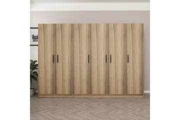 Fruitland Garderob 270 cm - Brun - Products - Förvaring - Garderober & garderobssystem - Garderobsskåp