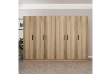 Fruitland Garderob 270 cm - Brun - Products - Förvaring - Garderober & garderobssystem - Garderobsskåp