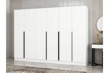 Fruitland Garderob 270 cm - Vit - Products - Förvaring - Garderober & garderobssystem - Garderobsskåp