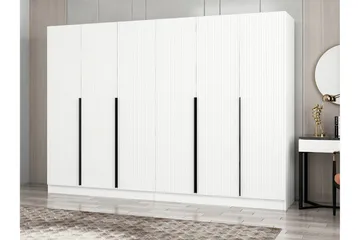 Fruitland Garderob 270 cm - Vit - Products - Förvaring - Garderober & garderobssystem - Garderobsskåp