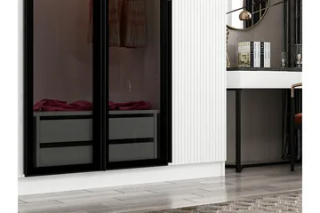 Fruitland Garderob 270 cm - Vit - Products - Förvaring - Garderober & garderobssystem - Garderobsskåp