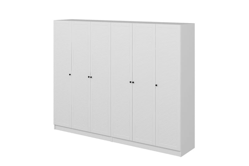 Fruitland Garderob 270 cm - Vit - Products - Förvaring - Garderober & garderobssystem - Garderobsskåp