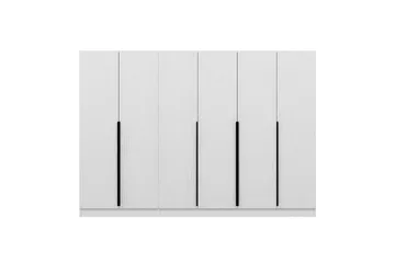 Fruitland Garderob 270 cm - Vit - Products - Förvaring - Garderober & garderobssystem - Garderobsskåp