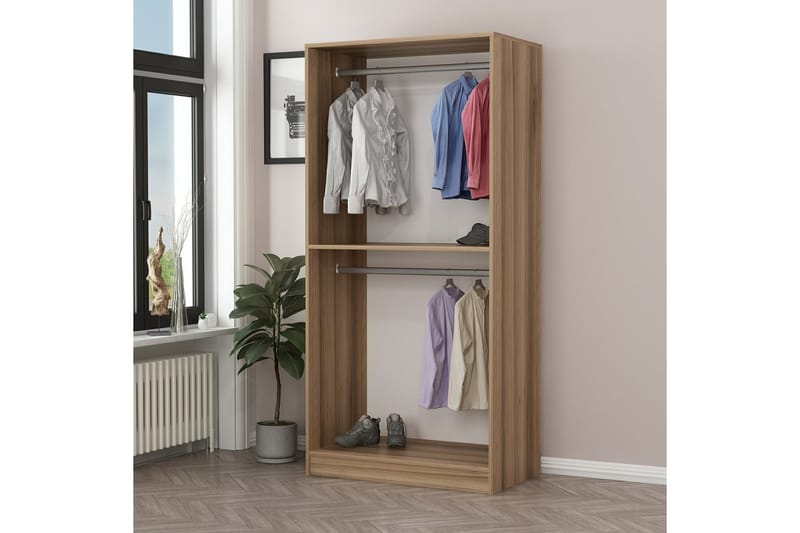 Fruitland Garderob 90 cm - Brun - Products - Förvaring - Garderober & garderobssystem - Garderobsskåp