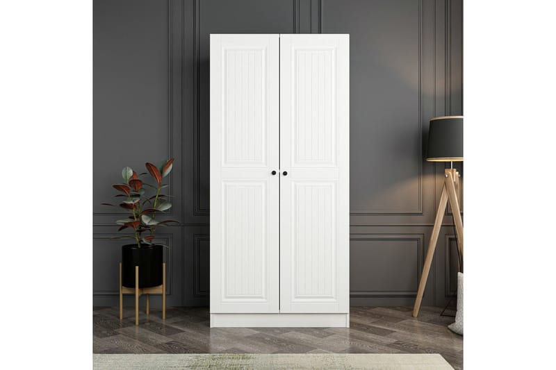 Fruitland Garderob 90 cm, Vit