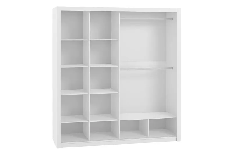 Julissa Garderob 220 cm - Vit - Products - Förvaring - Garderober & garderobssystem - Garderobsskåp