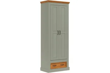 Selma Garderob 70x185 cm - Grön - Products - Förvaring - Garderober & garderobssystem - Garderobsskåp