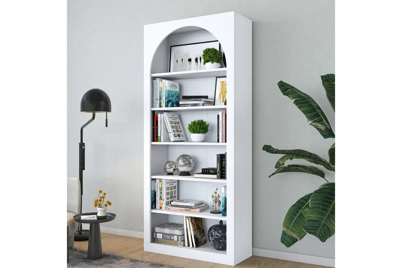 Eimar Bokhylla 80 cm - Vit - Products - Förvaring - Hylla - Bokhylla