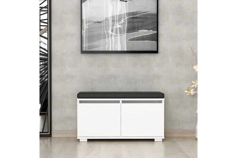 Drago Skoskåp 80 cm - Vit - Products - Förvaring - Skåp - Förvaringsskåp